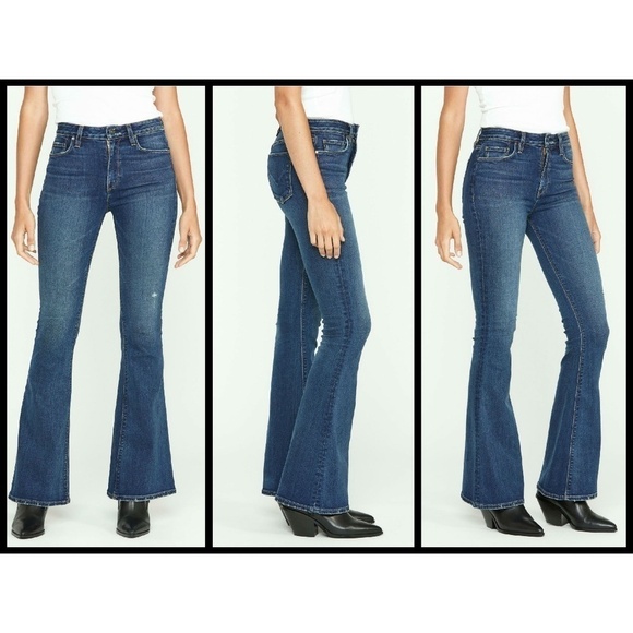💕HUDSON💕 Holly High Rise Flare Jeans ~ Prelude - Picture 2 of 8